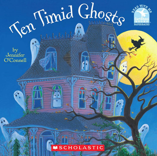 Ten Timid Ghosts (Read with Me Cartwheel Books (Scholastic Paperback)) - 3481