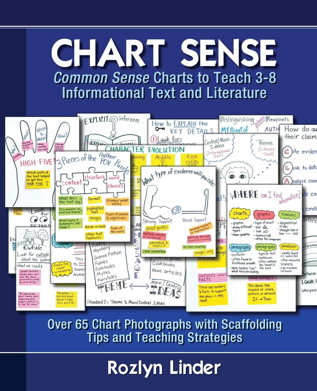 Chart Sense: Common Sense Charts to Teach 3-8 Informational Text and Literature - 368
