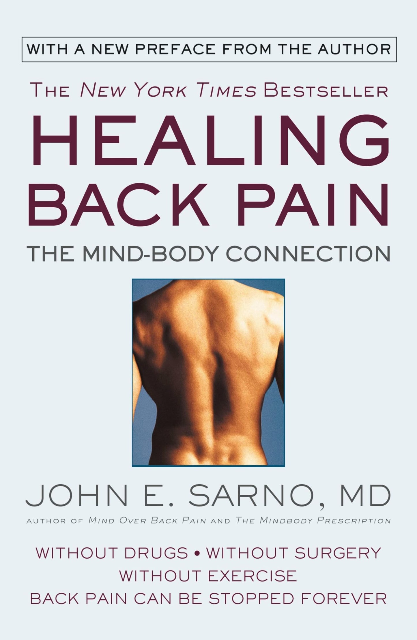 HEALING BACK PAIN: THE MIND-BODY - 3559