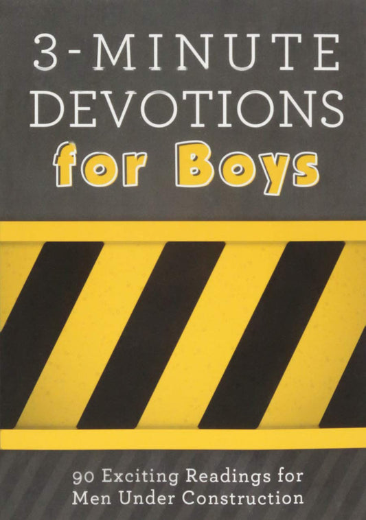 3-MINUTE DEVOTIONS FOR BOYS: 90 - 3000
