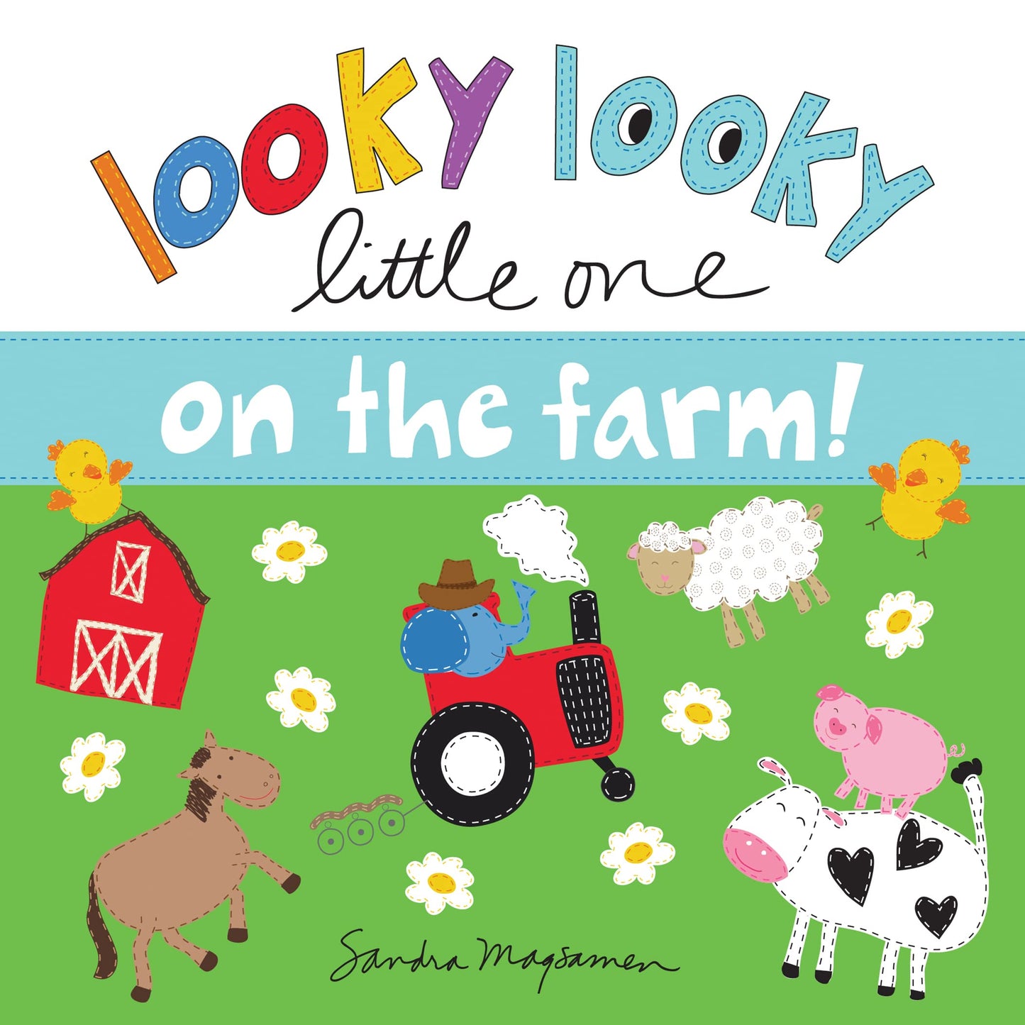 Looky Looky Little One On the Farm: A Sweet, Interactive Seek and Find Adventure for Babies and Toddlers (featuring barn animals, tractors, and more!) - 6384