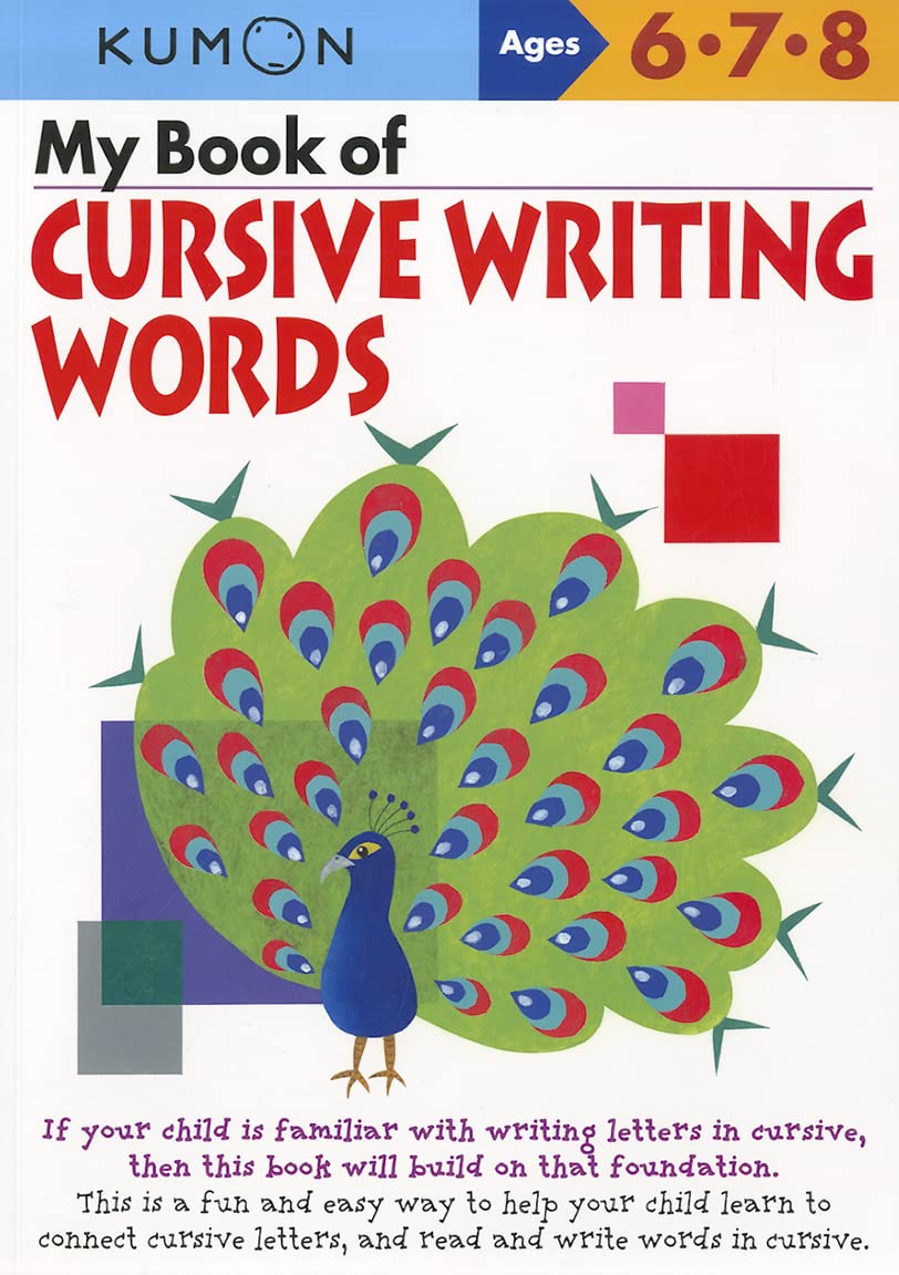 My Book Of Cursive: Writing Words (Cursive Writing Workbooks) - 3780