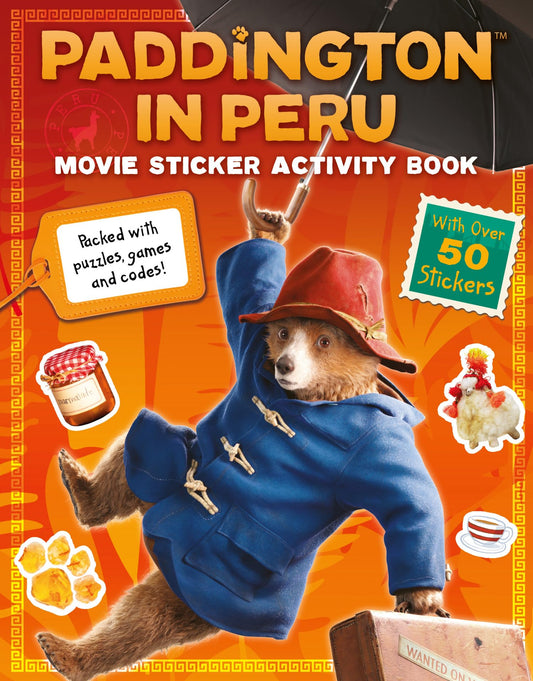 Paddington in Peru: Movie Sticker Activity Book: New for 2024, the official sticker activity book of the third Paddington movie! - 3198