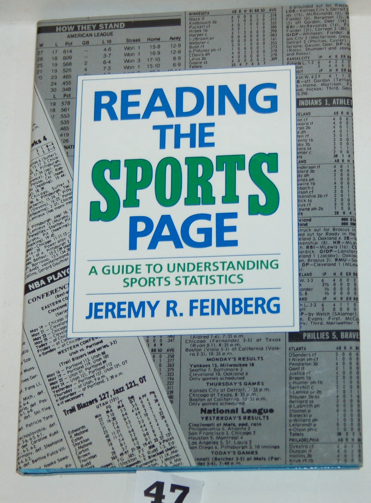 Reading the Sports Page: A Guide to Understanding Sports Statistics : A Skillbook