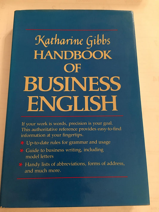 Katharine Gibbs Handbook of Business English - 8359