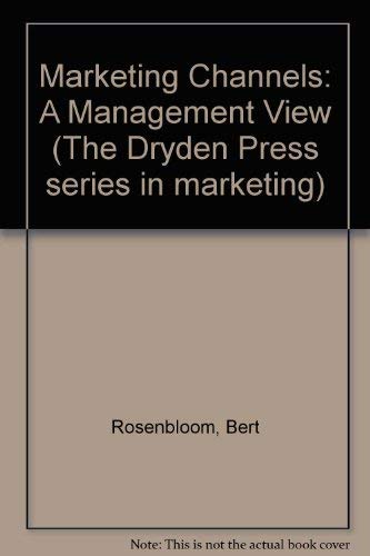 Marketing channels: A management view