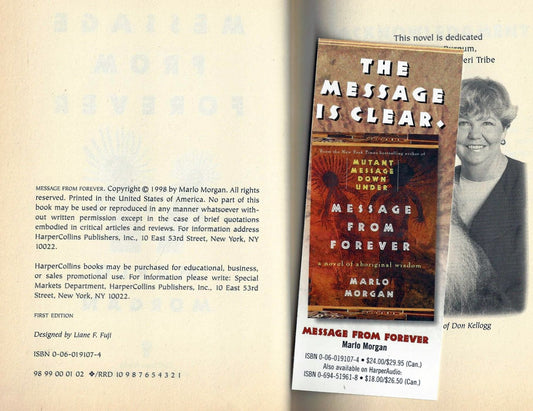 Message from Forever: A Novel of Aboriginal Wisdom - 1810