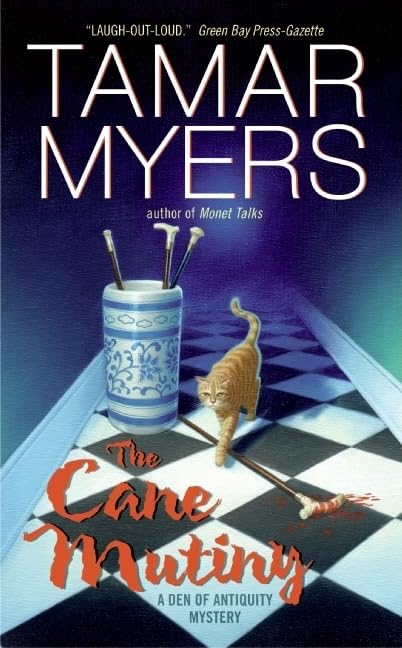 The Cane Mutiny: A Humorous Cozy Mystery about a South Carolina Antiques Dealer and a Human Skull (Den of Antiquity, 4)