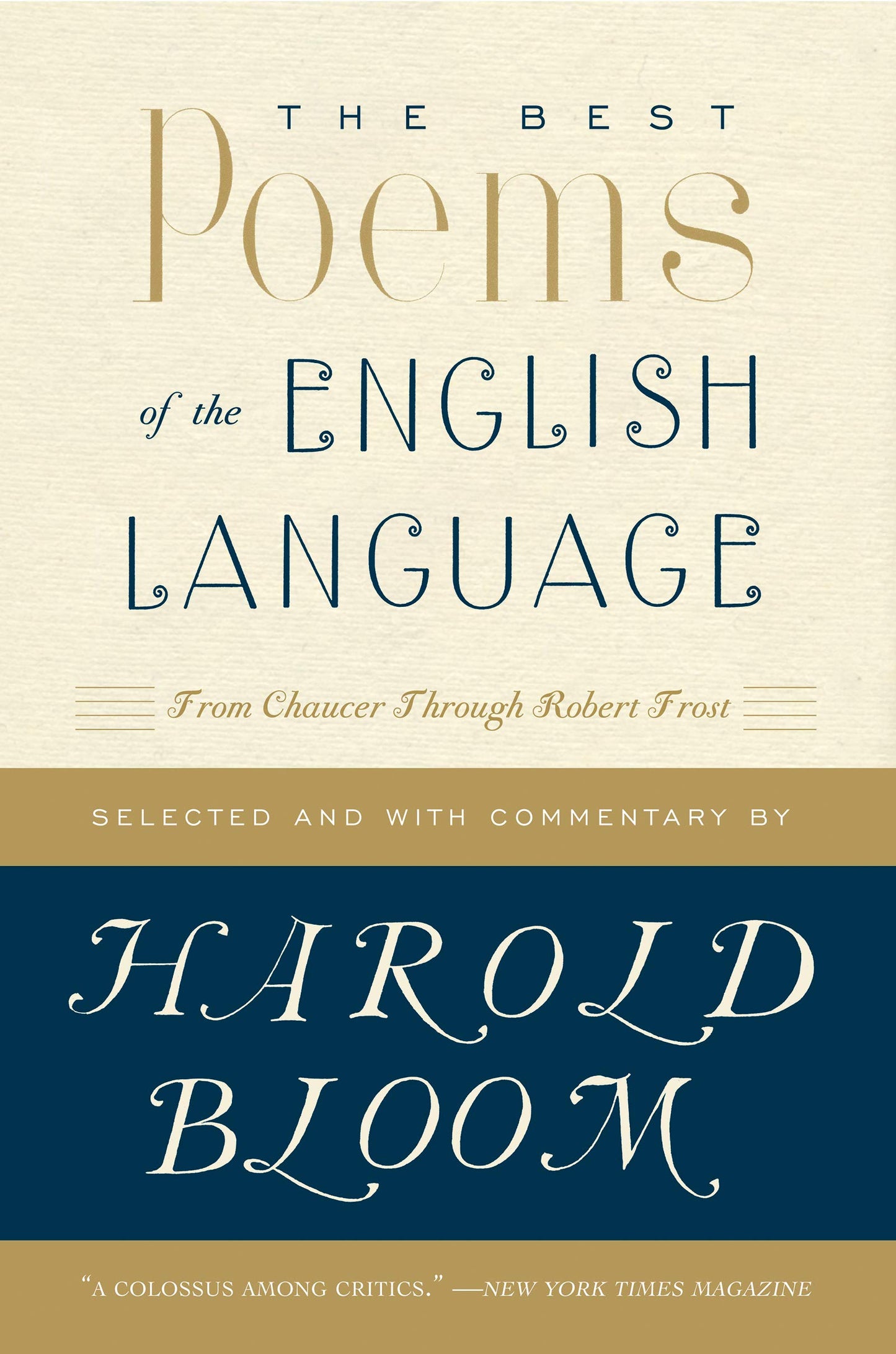 The Best Poems of the English Language: From Chaucer Through Robert Frost - 4022