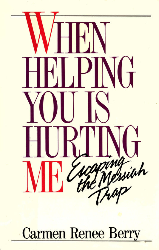 When Helping You Is Hurting Me