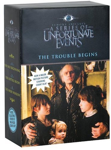 The Trouble Begins, Movie Tie-in Edition: A Box of Unfortunate Events, Books 1-3 (The Bad Beginning; The Reptile Room; The Wide Window)