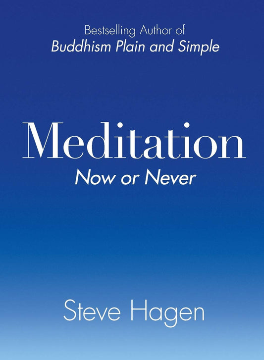 Meditation Now or Never: A Practical Guide to Getting Unstuck and Deepening Your Practice with Simple, Accessible Techniques