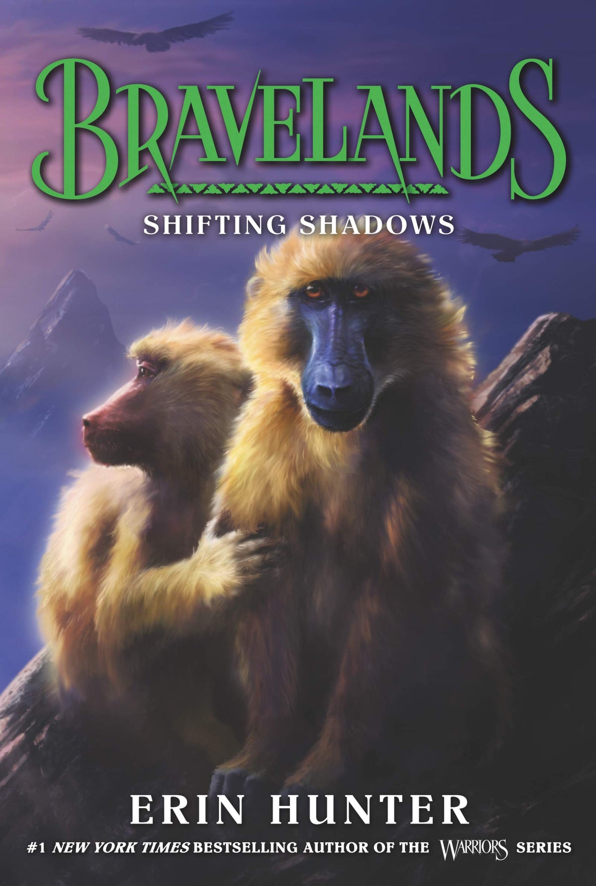 Bravelands #4: Shifting Shadows: With no Great Parent to guide them, lions, elephants, and baboons unite against a hidden threat in this savanna epic
