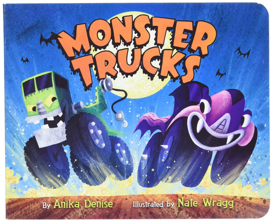 Monster Trucks: A Lively Read-Aloud Halloween Story about a Surprising Race