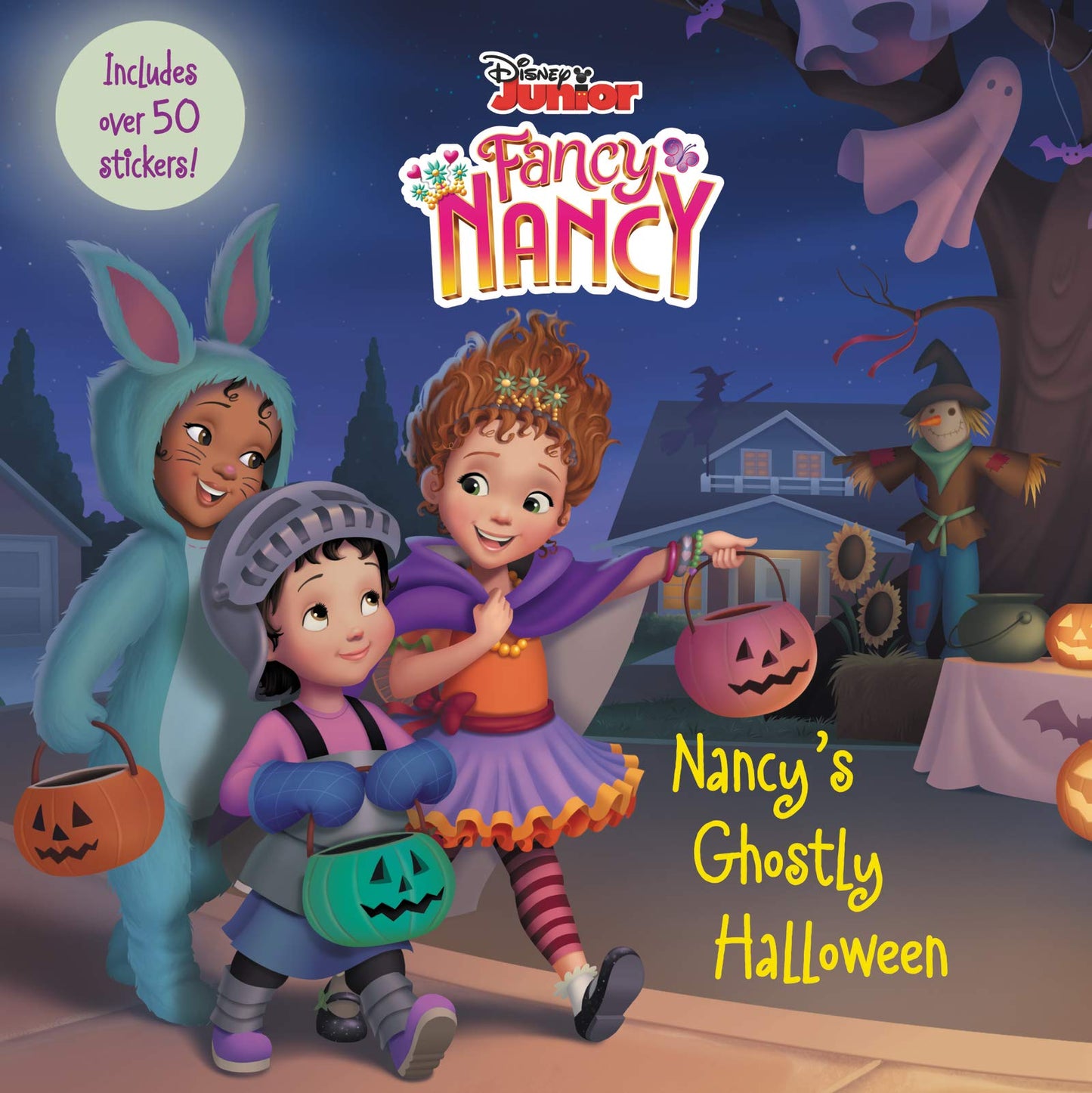 Disney Junior Fancy Nancy: Nancy's Ghostly Halloween: Includes Over 50 Stickers! - 342