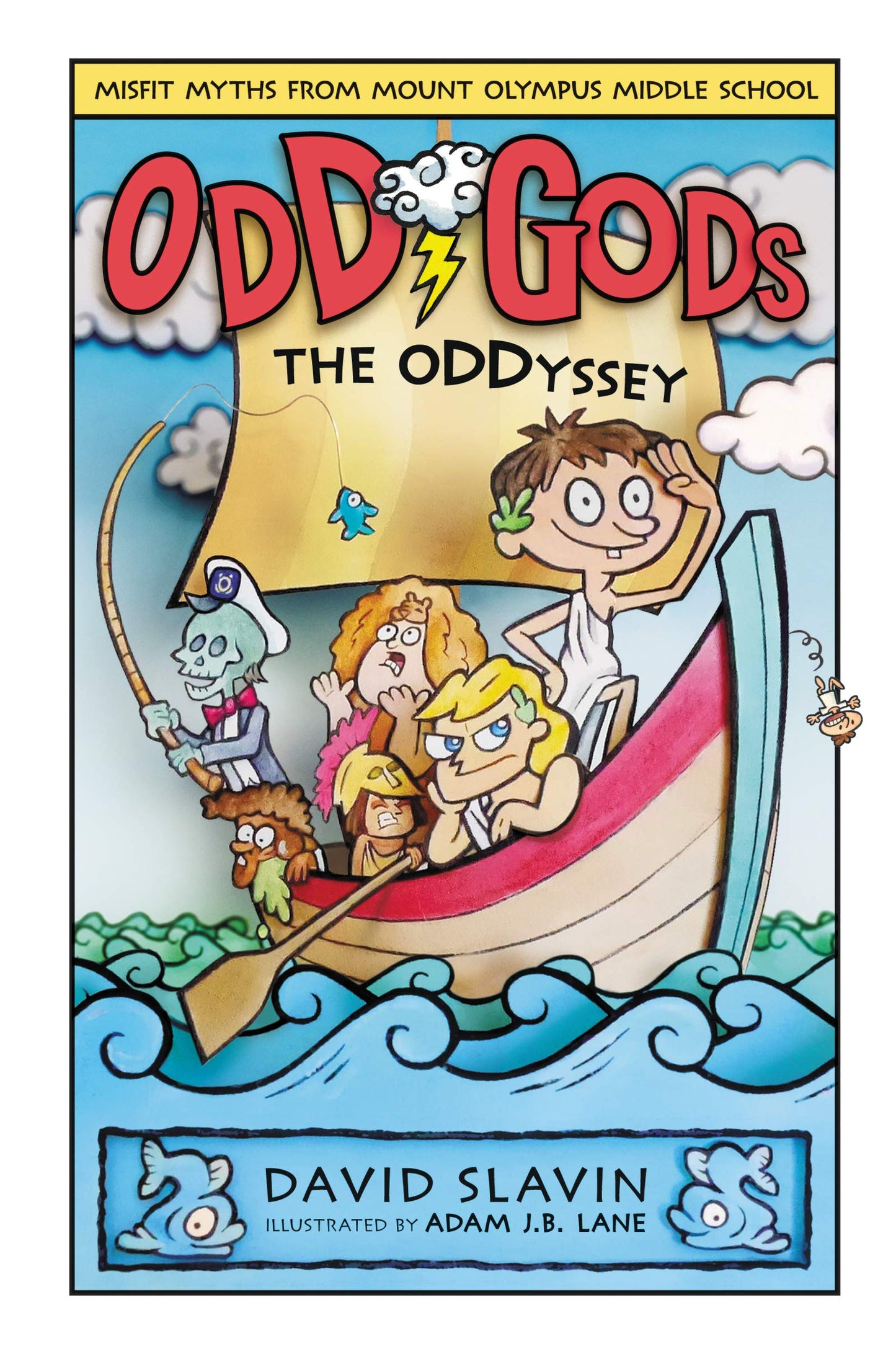 Odd Gods: The Oddyssey: A Hilarious Illustrated Middle Grade Adventure in Greek Mythology for Kids (Ages 8-12)