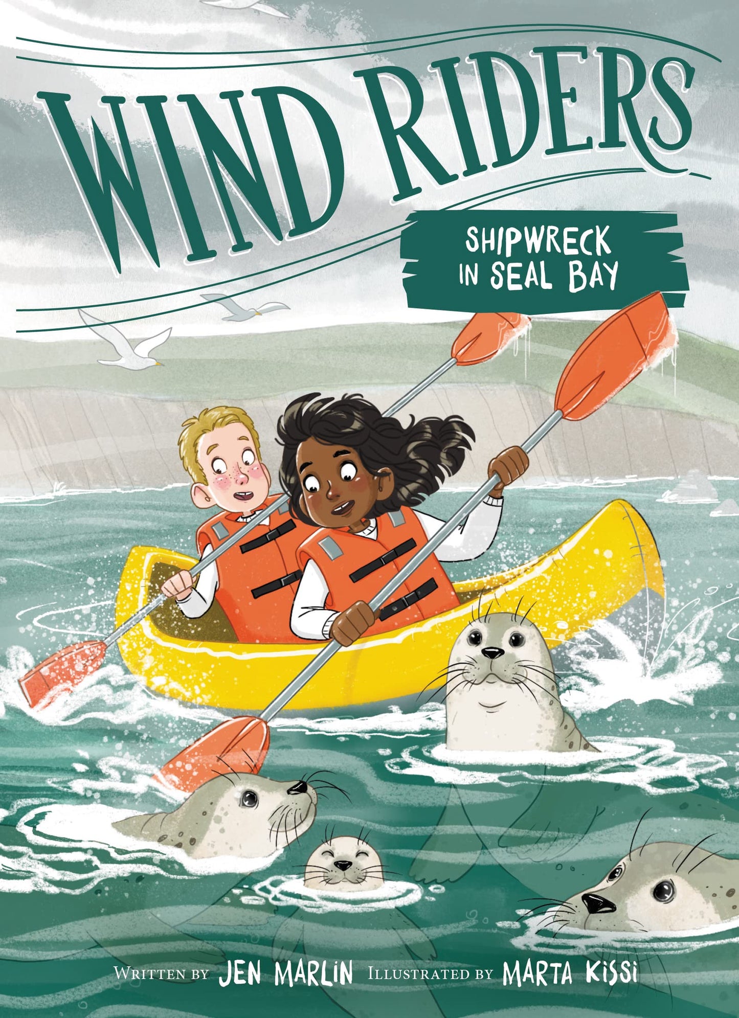 Wind Riders #3: Shipwreck in Seal Bay: A Chapter Book About Environmental Activism and Saving Wildlife for Kids (Ages 6-10)