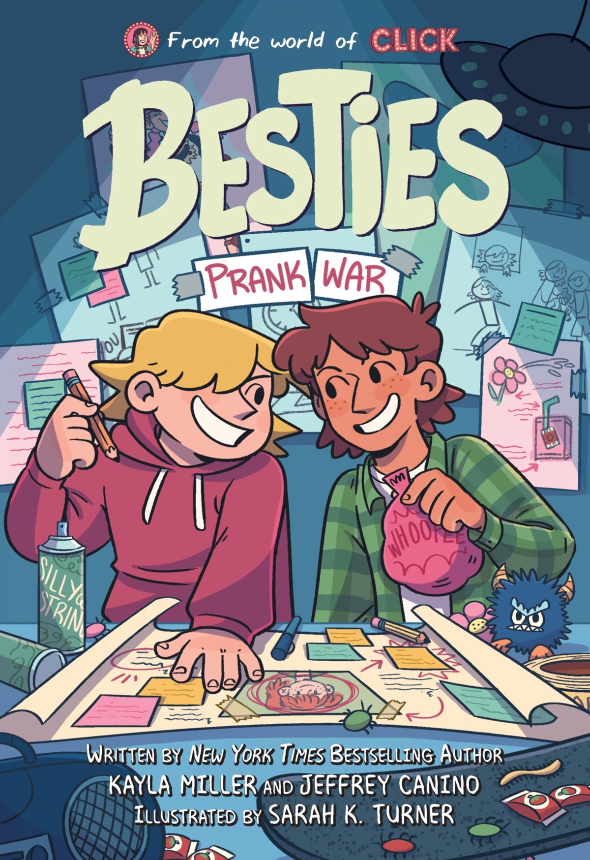 Besties: Prank War: A Graphic Novel About Middle School Friendship for Children (Ages 8-12) (The World of Click)