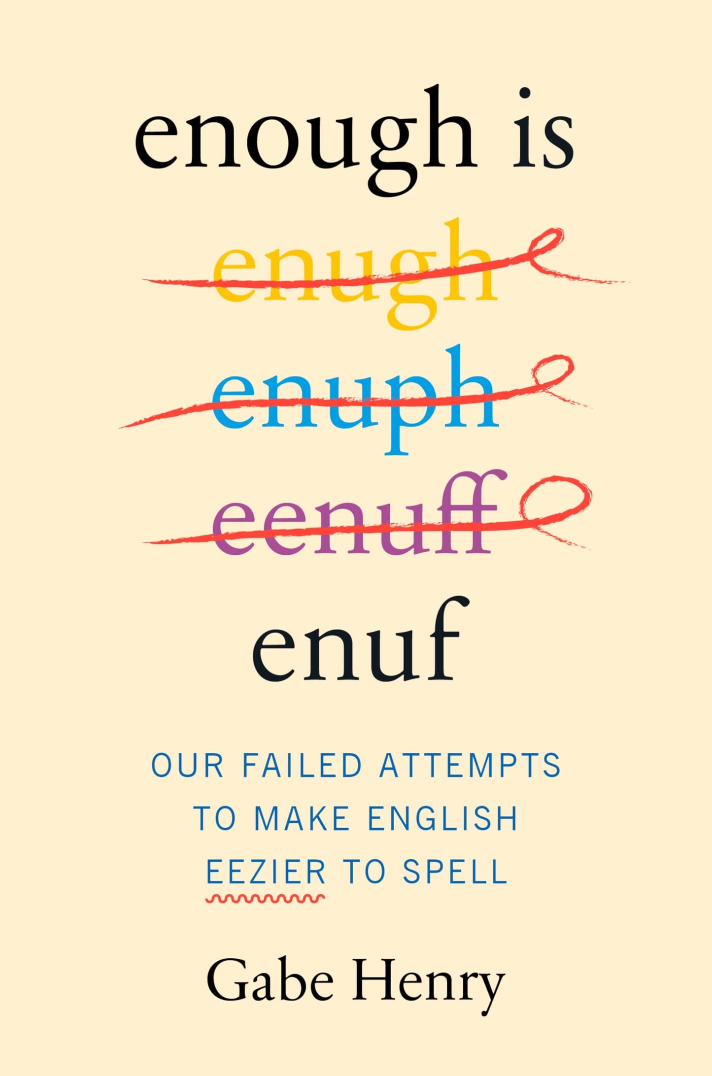 Enough Is Enuf: Our Failed Attempts to Make English Easier to Spell – The Comic Chronicle of Linguistic Rebels and Phonetic Reform