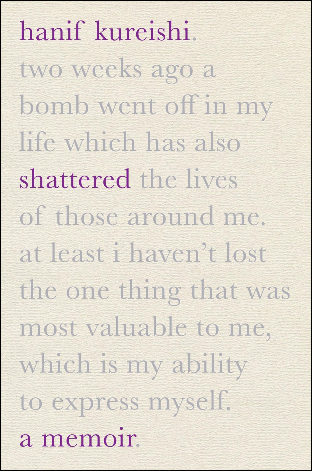 Shattered: A Memoir