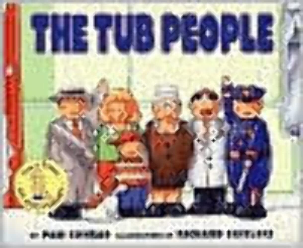 The Tub People: A Picture Book About a Wooden Toy Family and Bath Play for Kids (Ages 4-8)