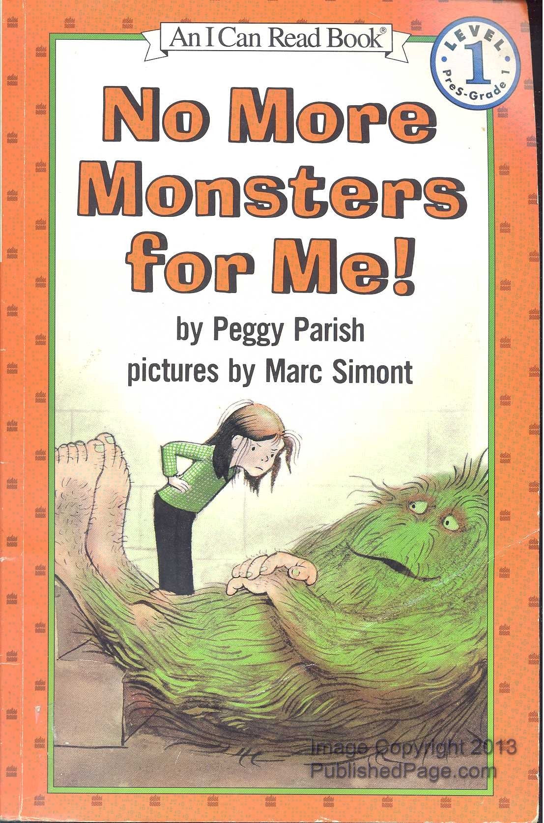 No More Monsters for Me! (I Can Read Level 1)