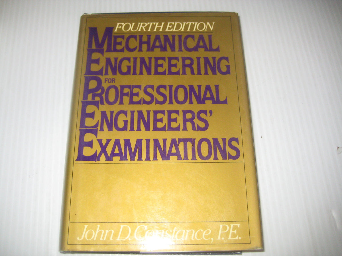 Mechanical Engineering for Professional Engineers' Examinations