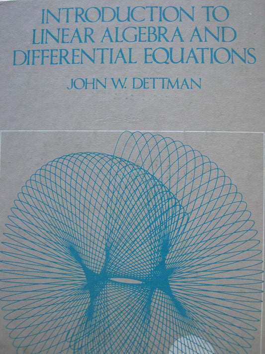 Introduction to linear algebra and differential equations - 6618