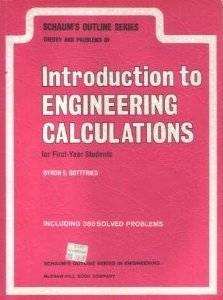 Introduction to Engineering Calculations for First Year Students - 2989