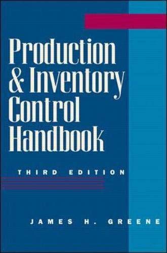 Production and Inventory Control Handbook - 4280