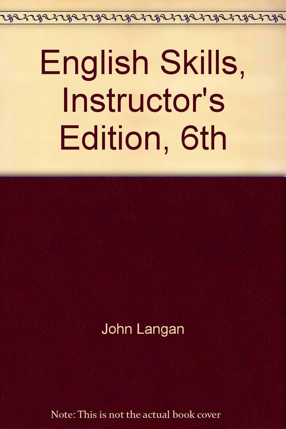 English Skills, Instructor's Edition, 6th