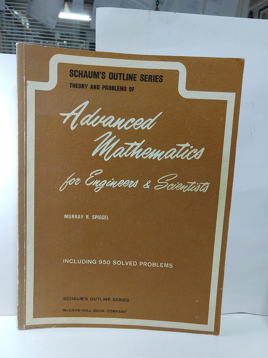 Schaum's Outline of Advanced Mathematics for Engineers and Scientists - 1896