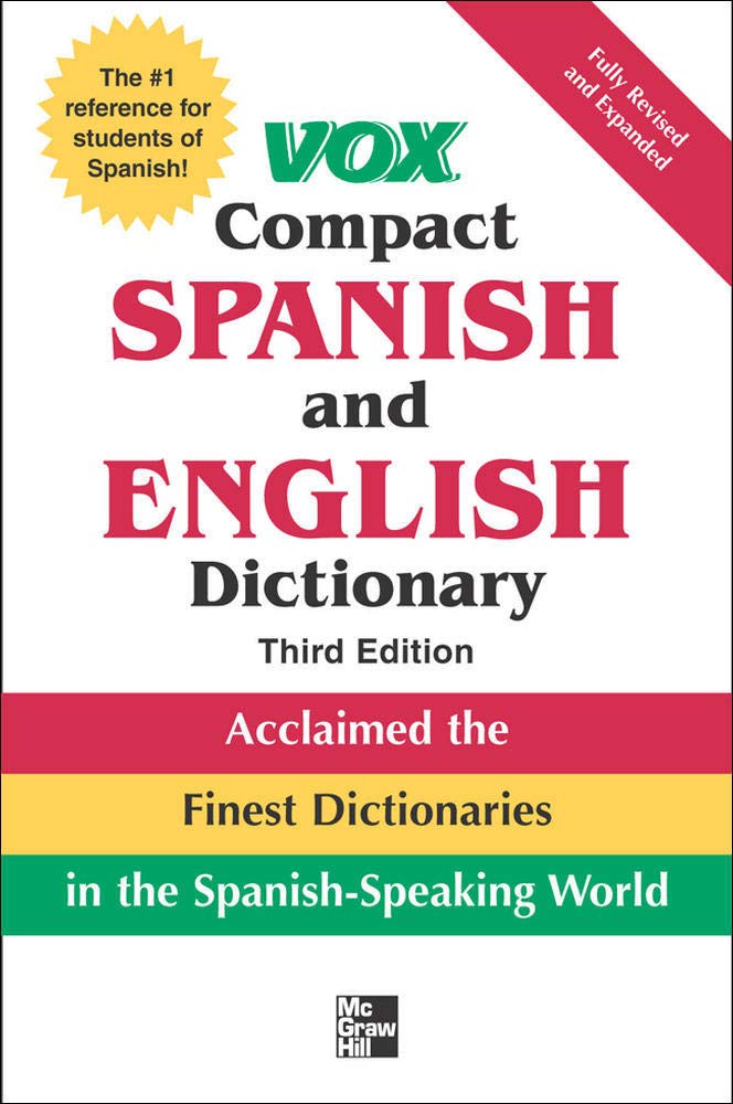 Vox Compact Spanish and English Dictionary, 3rd Edition - 7757