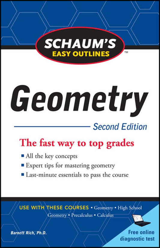 Schaum's Easy Outline of Geometry, Second Edition (Schaum's Easy Outlines) - 8596