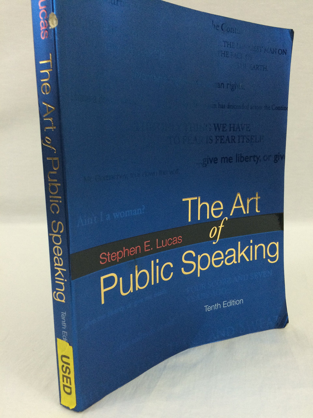 The Art of Public Speaking with Media Ops Setup ISBN Lucas