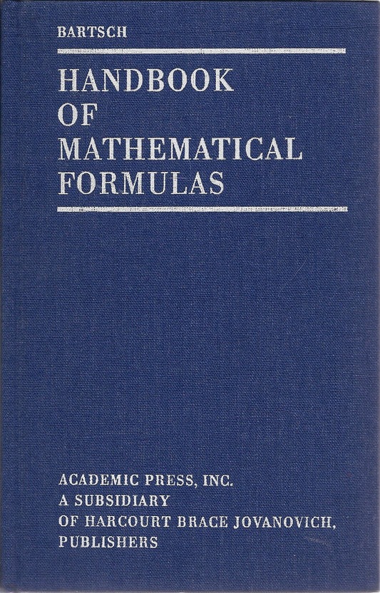 Handbook of Mathematical Formulas (English and German Edition)