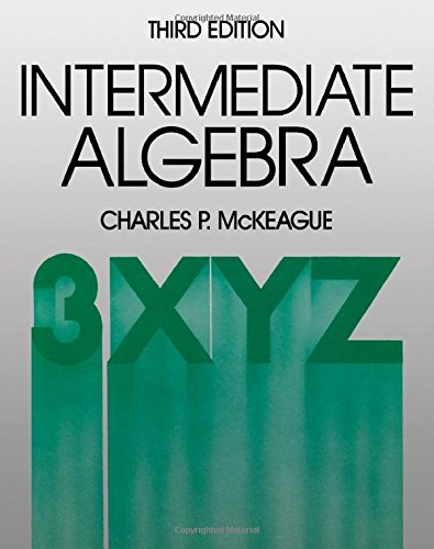 Intermediate algebra