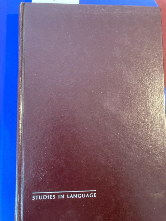 Marxism and the Philosophy of Language (Studies in Language, Vol. 1) - 7684
