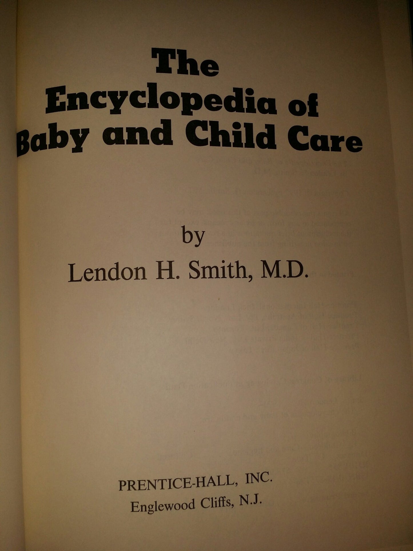 The encyclopedia of baby and child care, - 2136