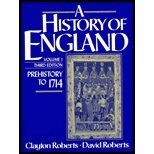 History of England: Prehistory to 1714, Vol. I