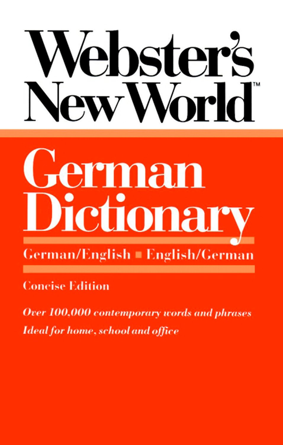 Webster's New World German Dictionary: German/English English/German - 2679