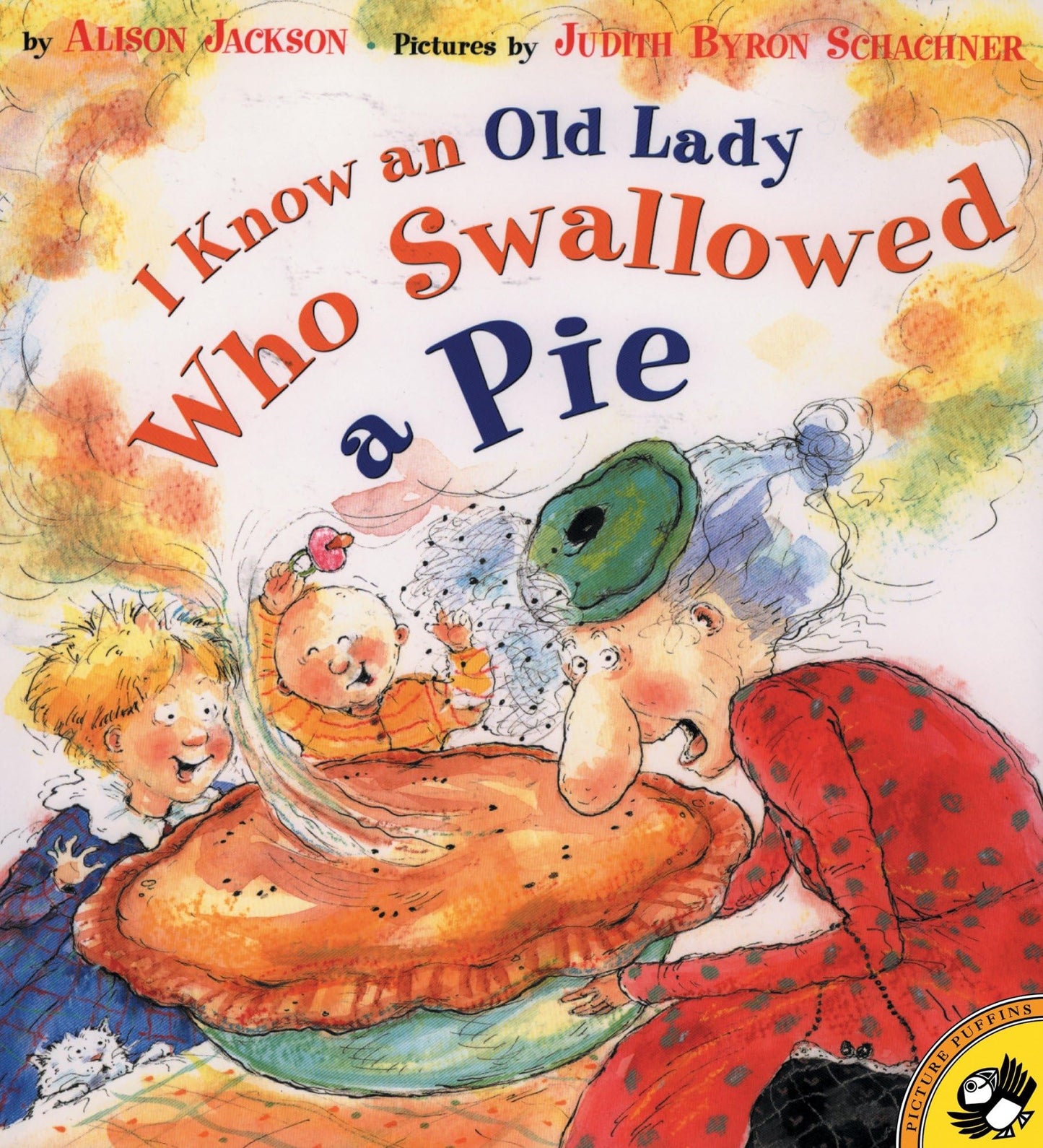 I Know an Old Lady Who Swallowed a Pie (Picture Puffin Books) - 3470