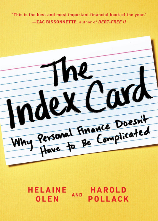 The Index Card: Why Personal Finance Doesn't Have to Be Complicated - 4316