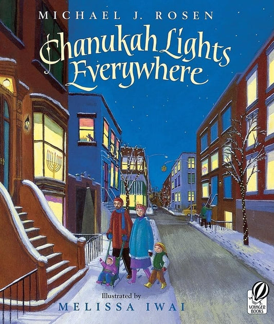 Chanukah Lights Everywhere: A Hanukkah Holiday Book for Kids – A Picture Book About a Boy and Sister Counting and Celebrating for Children (Ages 4-7)