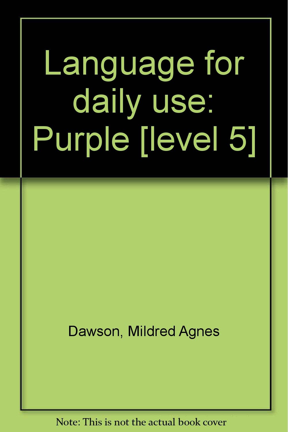 Language for daily use: Purple [level 5]