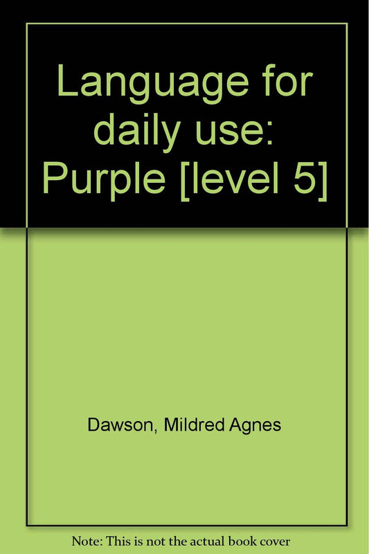 Language for daily use: Purple [level 5]