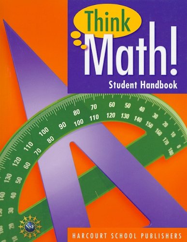 Harcourt School Publishers Think Math: Student HandBook Grade 5 2008 (Nsf Think Math)