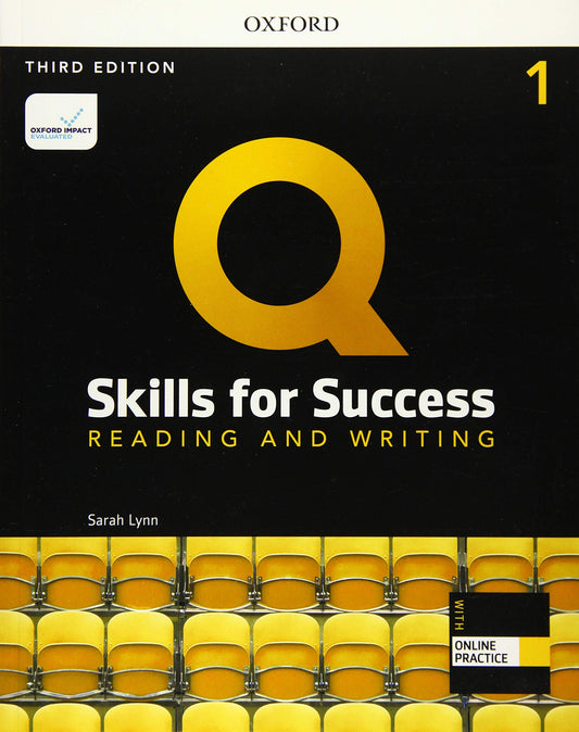 Q Skills for Success Reading and Writing, 1st Level 3rd Edition Student book and IQ Online Access - 9344
