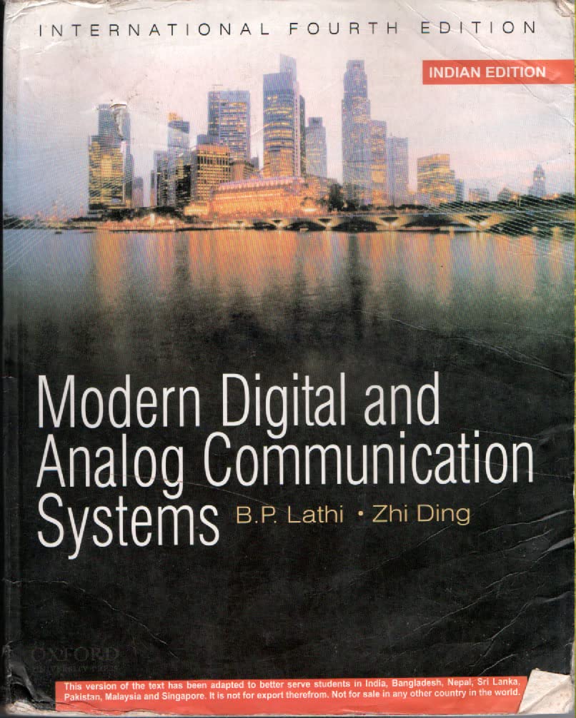 Modern Digital and Analog Communication Systems - 6941