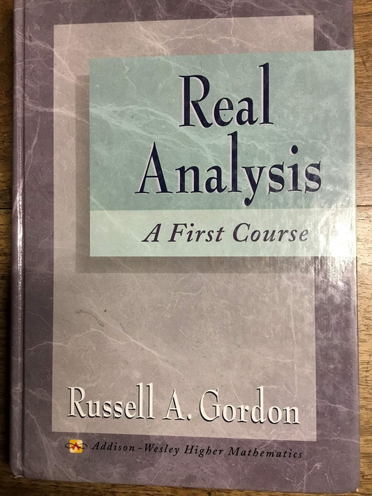 Real Analysis: A First Course - 2609